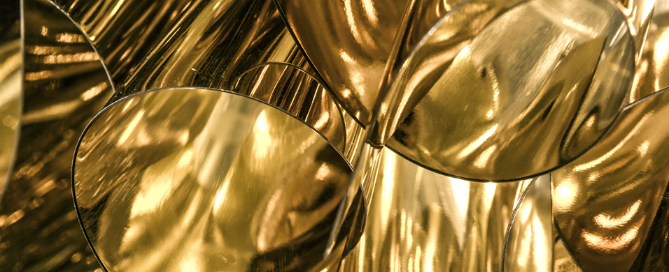 SLAMP lampe murale applique lampe au plafond plafonnier VELI LARGE GOLD