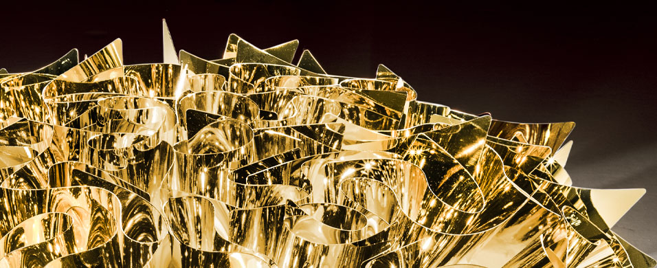 SLAMP lampe murale applique lampe au plafond plafonnier VELI LARGE GOLD