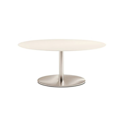 PEDRALI table ronde INOX ELLITTICO