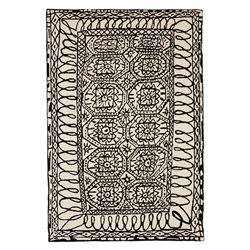 NANIMARQUINA tapis Black on White ESTAMBUL