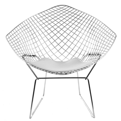 KNOLL fauteuil avec coussin BERTOIA DIAMOND