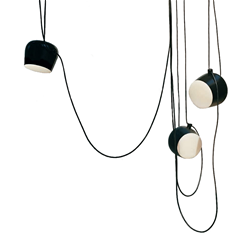 FLOS set de 3 lampe à suspension AIM NOIRES