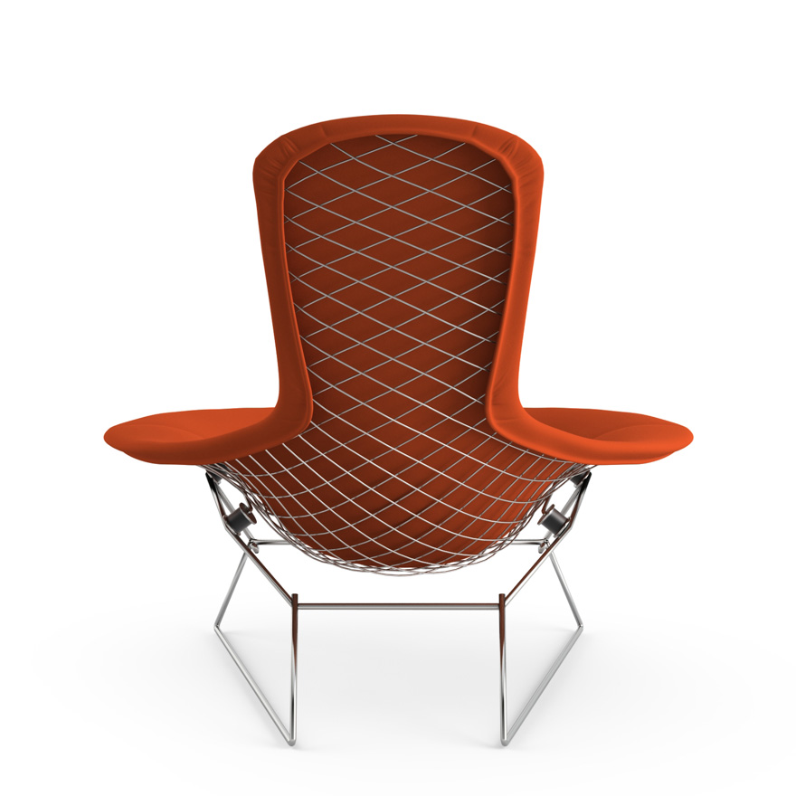 KNOLL fauteuil relax entièrement rembourrée BERTOIA