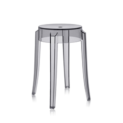 KARTELL tabouret CHARLES GHOST hauteur 46 cm