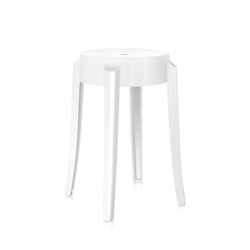 KARTELL tabouret CHARLES GHOST hauteur 46 cm