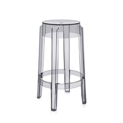 KARTELL tabouret CHARLES GHOST hauteur 65 cm