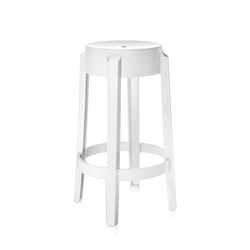 KARTELL tabouret CHARLES GHOST hauteur 65 cm