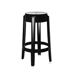 KARTELL tabouret CHARLES GHOST hauteur 65 cm