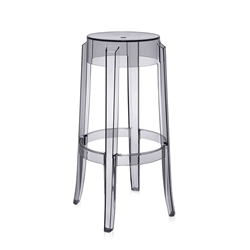 KARTELL tabouret CHARLES GHOST hauteur 75 cm