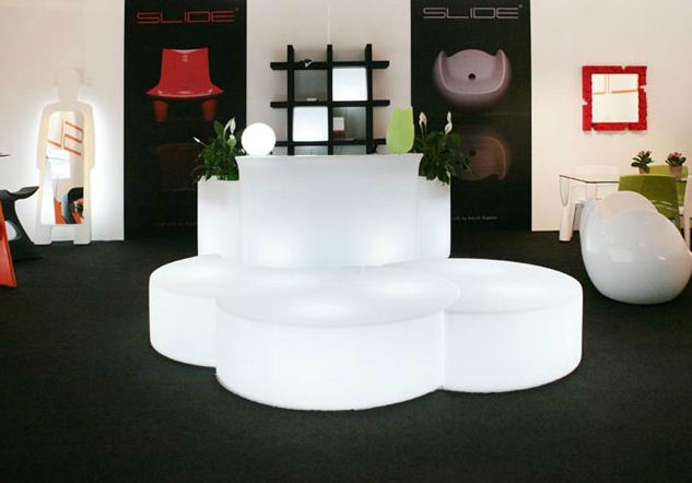 SLIDE banc lumineux MOON