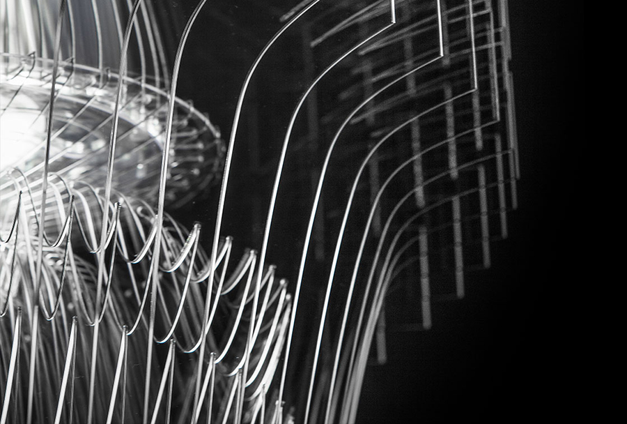 SLAMP lampe à suspension ARIA TRANSPARENT