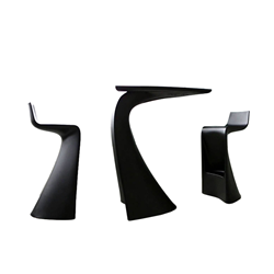 VONDOM set de 2 tabourets et table haute WING