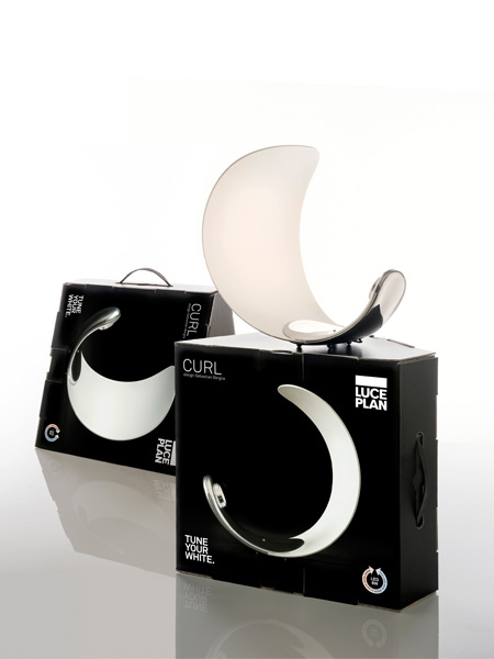 LUCEPLAN CURL lampe de table à LED D76N1