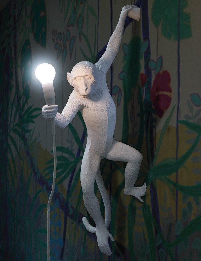 SELETTI lampe murale applique MONKEY LAMP à LED