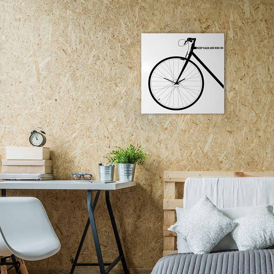 dESIGNoBJECT horloge murale BIKE CLOCK