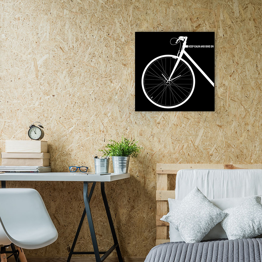 dESIGNoBJECT horloge murale BIKE CLOCK