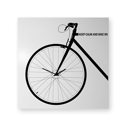 dESIGNoBJECT horloge murale BIKE CLOCK