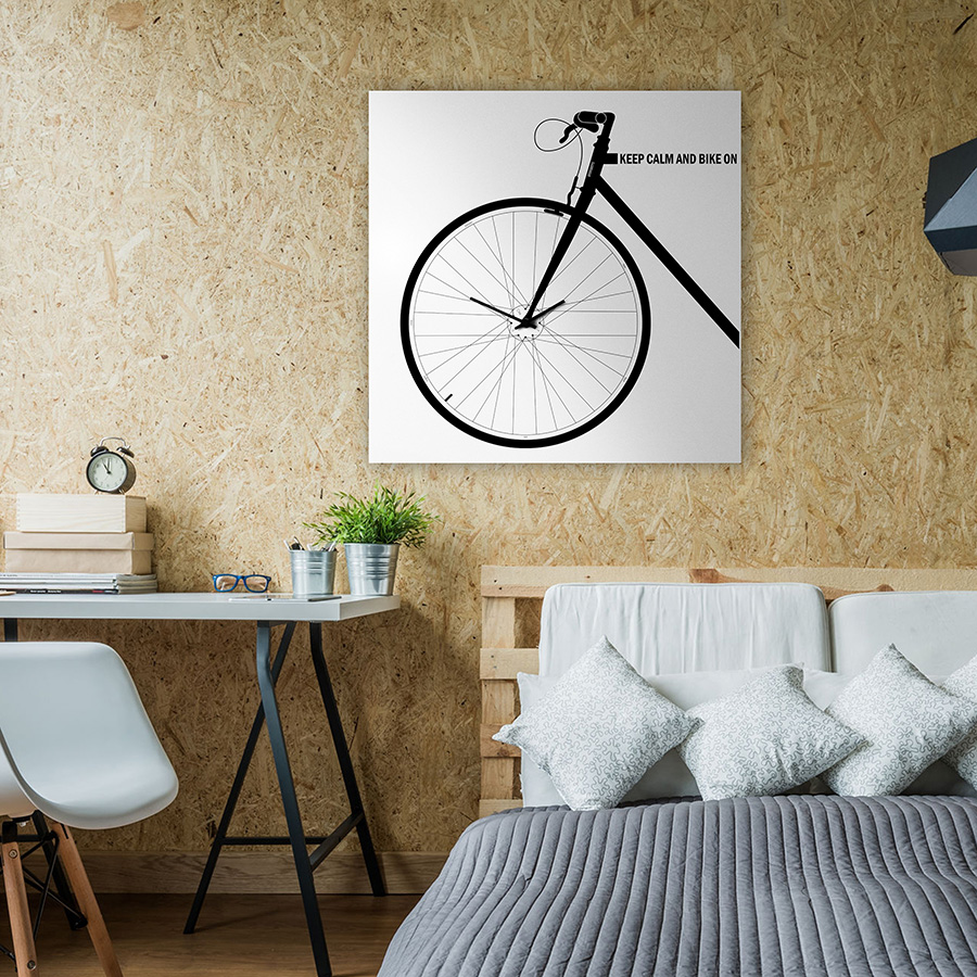 dESIGNoBJECT horloge murale BIKE CLOCK