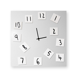 dESIGNoBJECT horloge murale CHANGING CLOCK