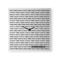 dESIGNoBJECT horloge murale NICE TIME