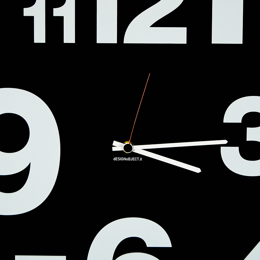 dESIGNoBJECT horloge murale NUMBERS CLOCK