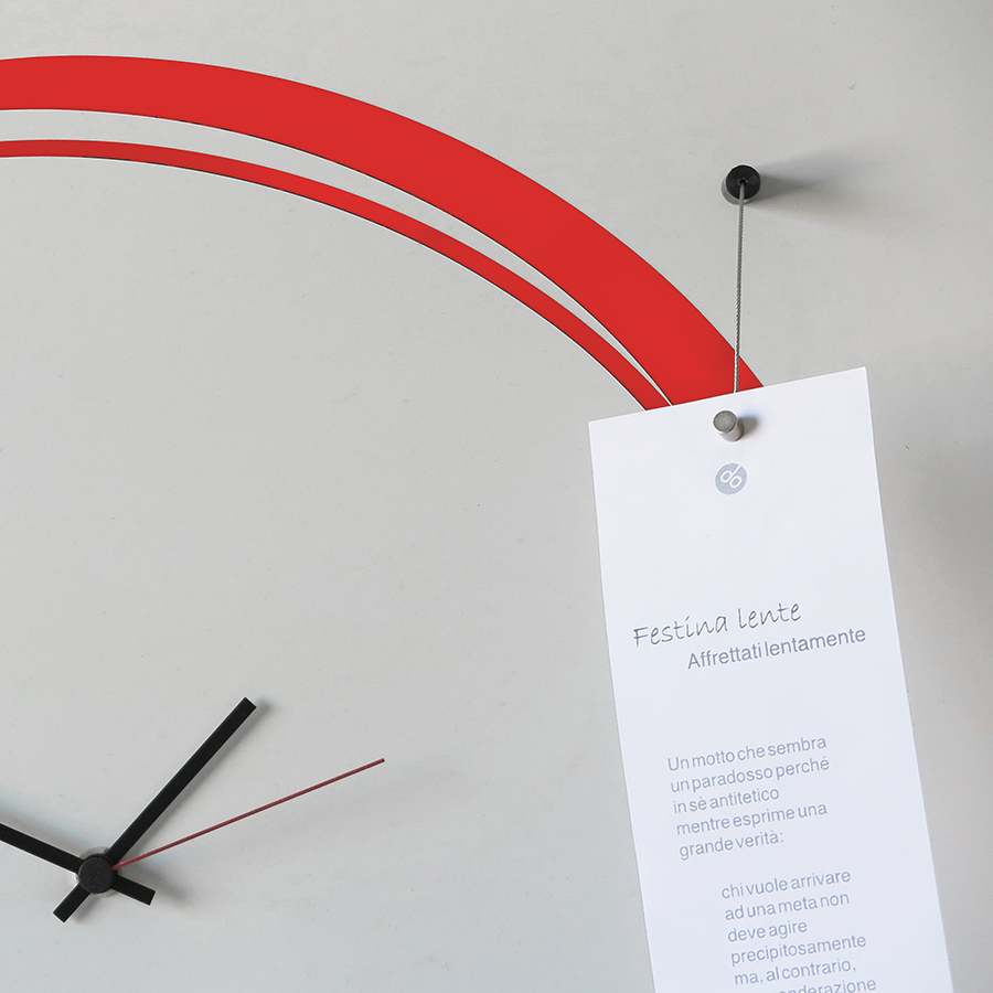 dESIGNoBJECT horloge murale S-ENSO CLOCK