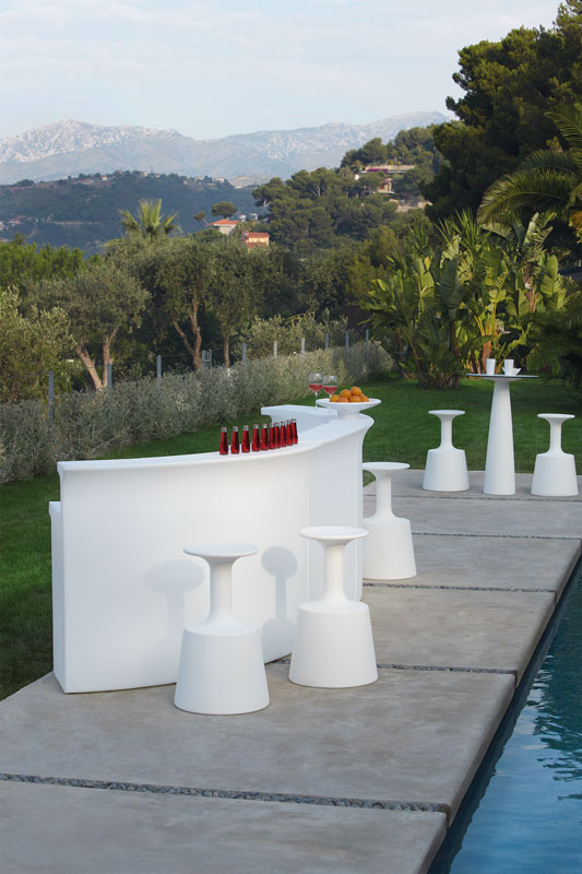 SLIDE composition de comptoirs lumineux BAR 1