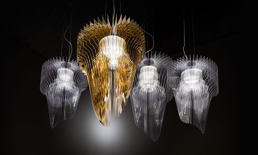 SLAMP lampe à suspension ARIA GOLD