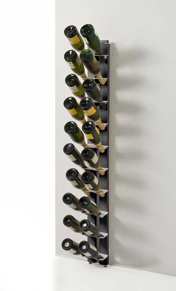 LE ZIE DI MILANO porte-bouteilles sur pied une face fixé au mur ZIA GAIA