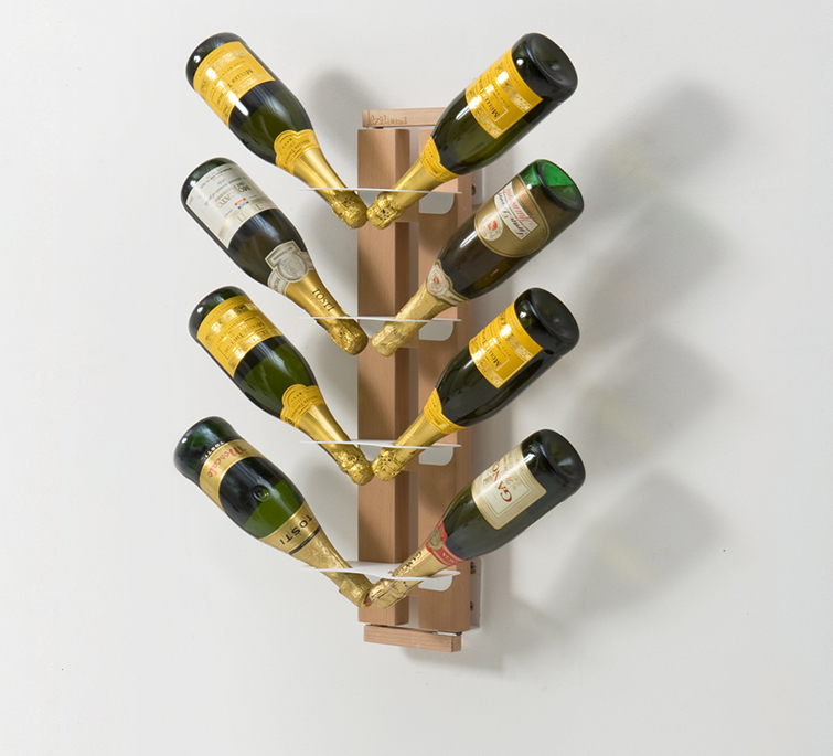 LE ZIE DI MILANO porte-bouteilles une face fixé au mur ZIA GAIA