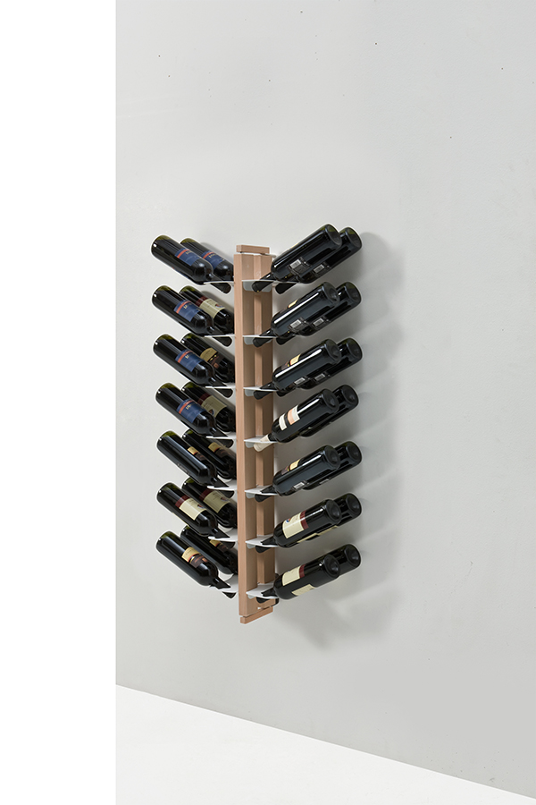 LE ZIE DI MILANO porte-bouteilles double face fixé au mur ZIA GAIA