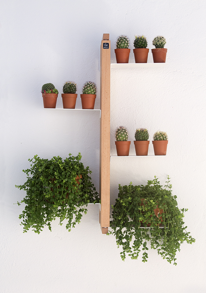 LE ZIE DI MILANO porte-plantes fixé au mur ZIA FLORA