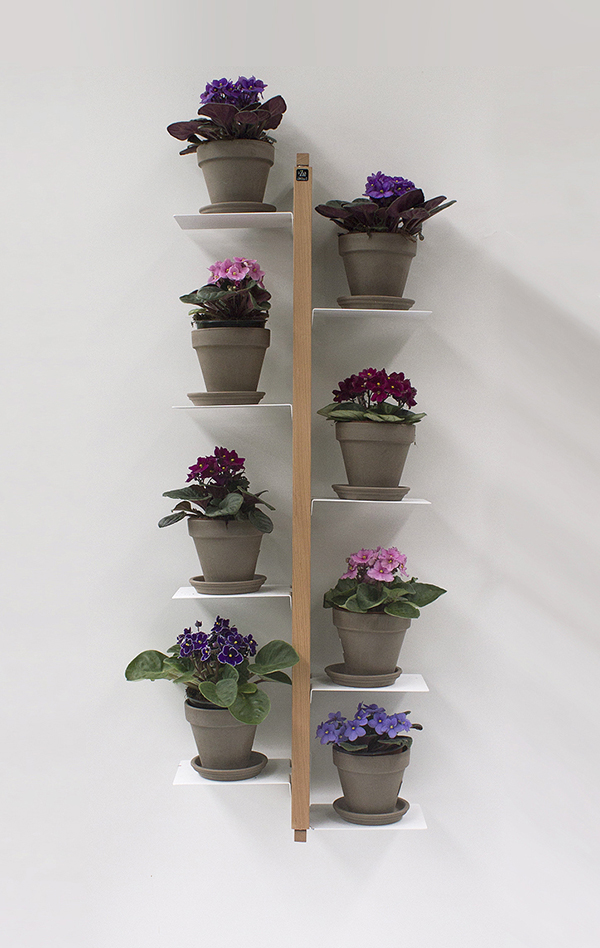 LE ZIE DI MILANO porte-plantes fixé au mur ZIA FLORA