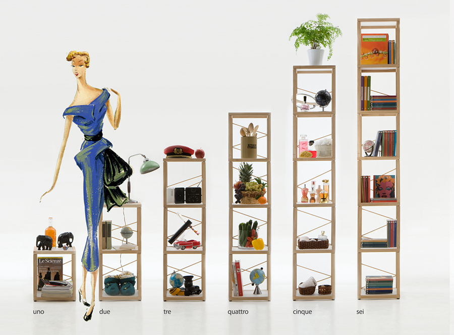 LE ZIE DI MILANO système modulaire LE TORRI DI ZIA BABELE BATO6