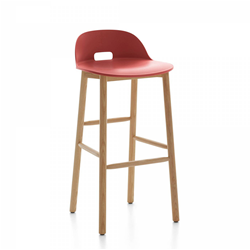 EMECO ALFI BARSTOOL LOW BACK tabouret avec le dossier bas