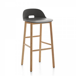 EMECO ALFI BARSTOOL LOW BACK tabouret avec le dossier bas