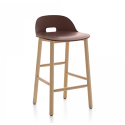 EMECO ALFI COUNTER STOOL LOW BACK tabouret avec le dossier bas