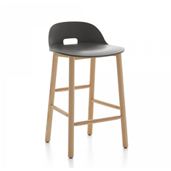 EMECO ALFI COUNTER STOOL LOW BACK tabouret avec le dossier bas