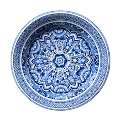 MOOOI CARPETS tapis DELFT BLUE PLATE Signature collection