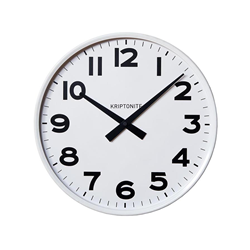 KRIPTONITE horloge murale CLASSICO BLANC