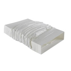 ELICA raccord horizontal courbe flexible KIT0121017 218x55x190 mm pour hotte en recyclage NIKOLATESLA