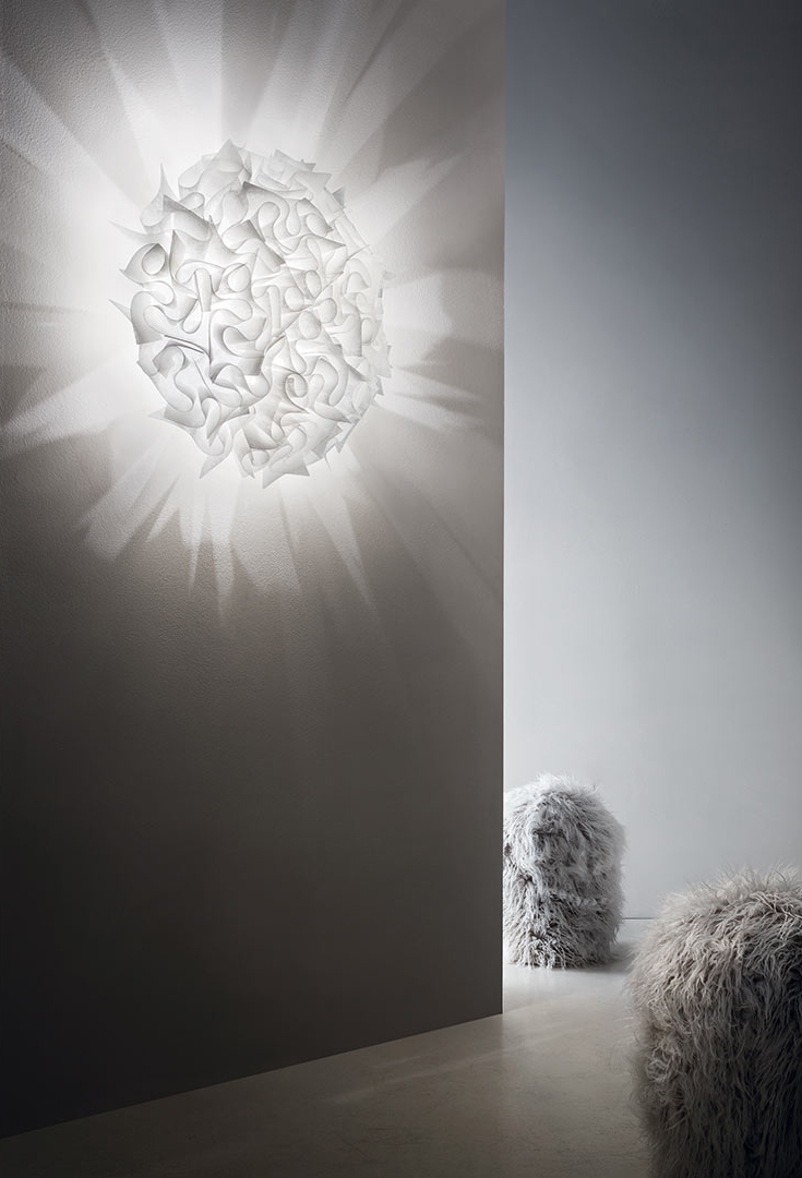 SLAMP lampe murale applique lampe au plafond plafonnier VELI LARGE COUTURE