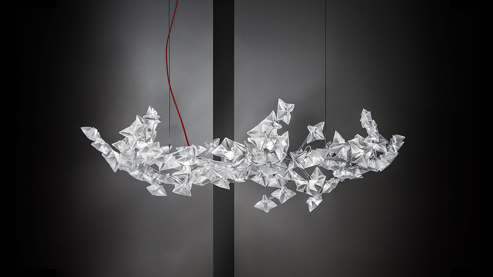 SLAMP lampe à suspension HANAMI LARGE