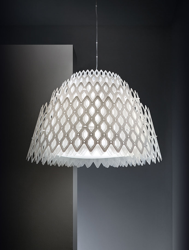 SLAMP lampe à suspension HALF CHARLOTTE