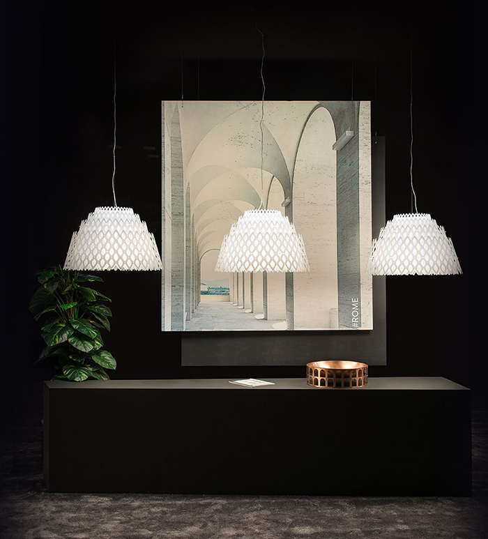 SLAMP lampe à suspension HALF CHARLOTTE