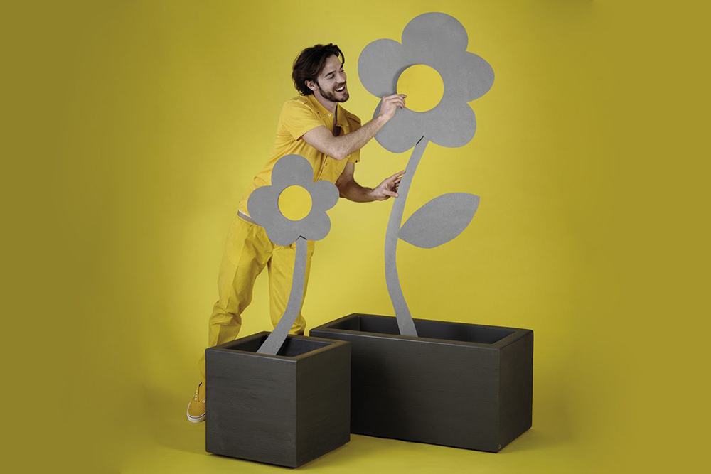 SLIDE vase QUADRA 45 cm