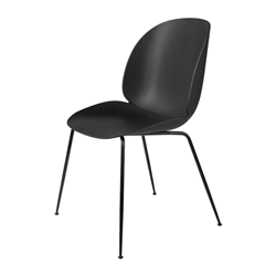 GUBI set de 4 chaises BEETLE DINING CHAIR base noire