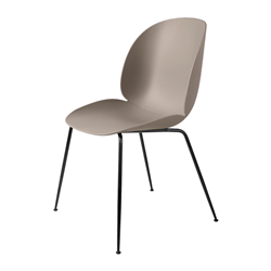 GUBI set de 4 chaises BEETLE DINING CHAIR base noire