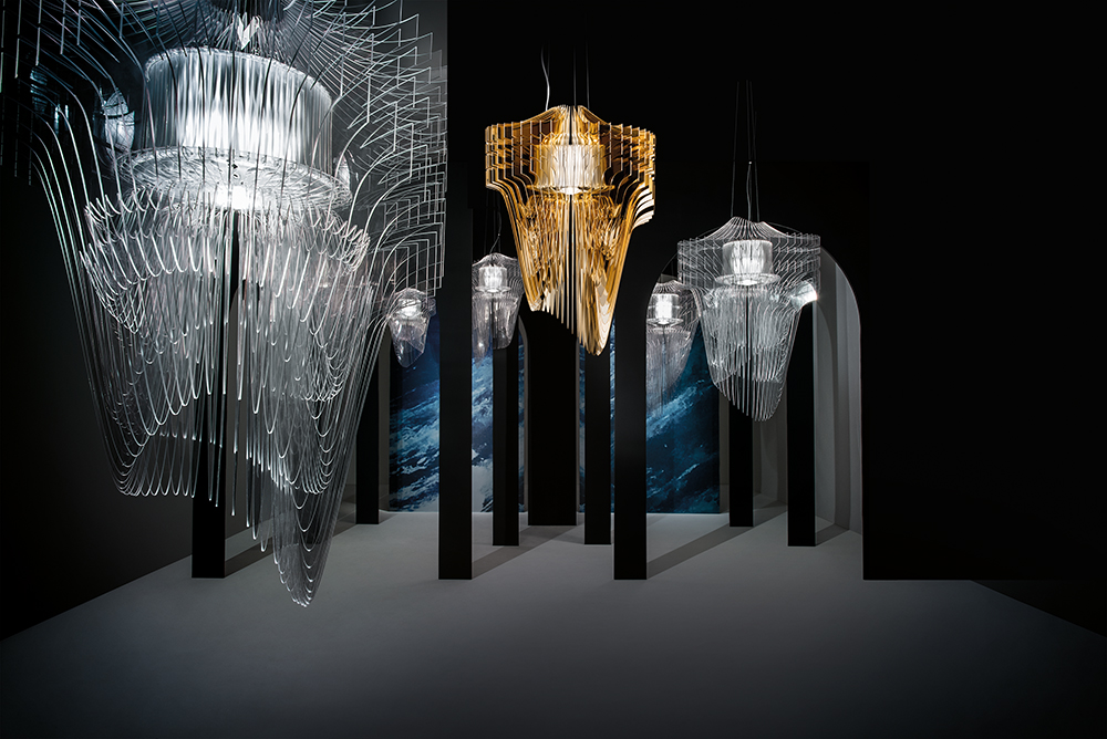 SLAMP lampe à suspension ARIA GOLD