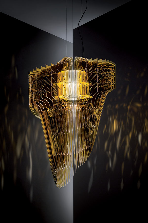 SLAMP lampe à suspension ARIA GOLD